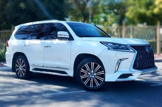 Rent a Lexus LX570 in Dubai