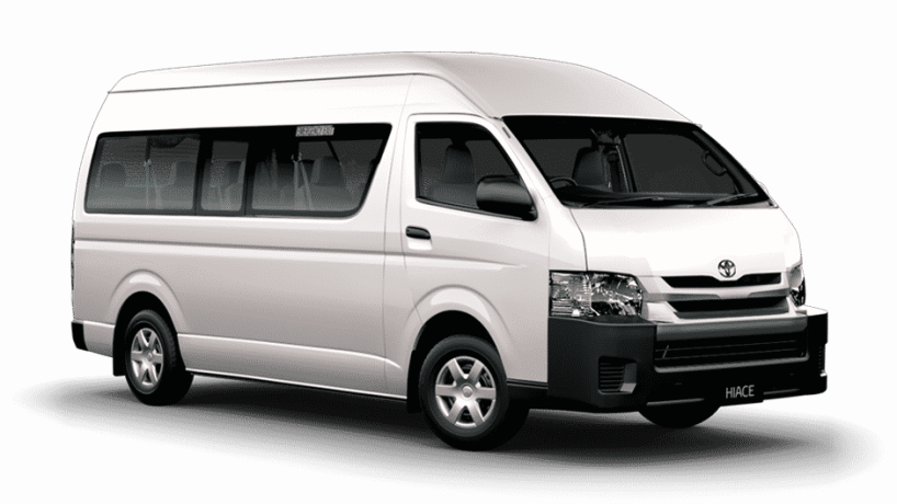 Monthly Rental Toyota Hiace 2014 white in Dubai, UAE