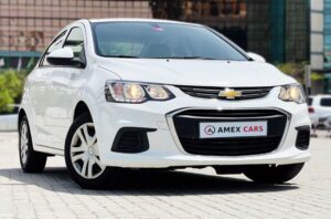 Rent Aveo white in Dubai