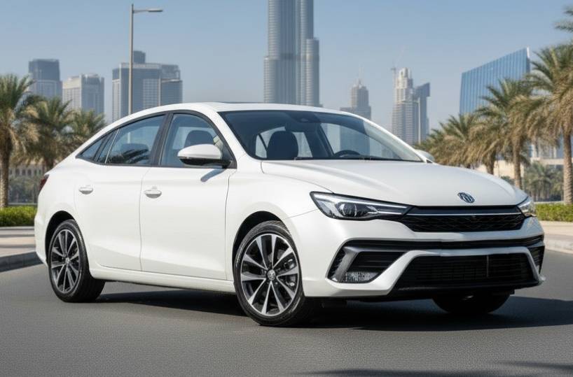 Rent New MG 5 2026 in Dubai from Amex Car Rental