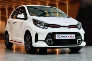 Rent Kia Picanto white in Dubai
